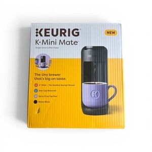Keurig K-Mini Mate Coffee Maker - Matte Black, NIB